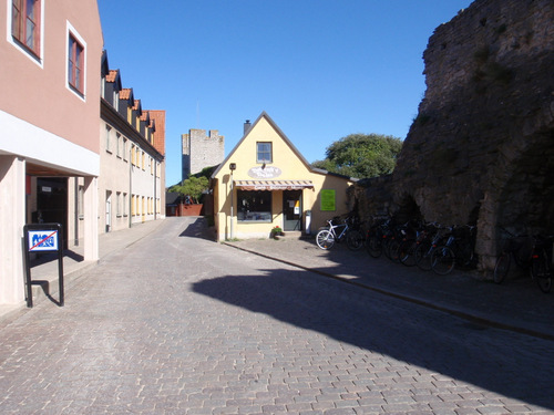 Visby Wall looking north.